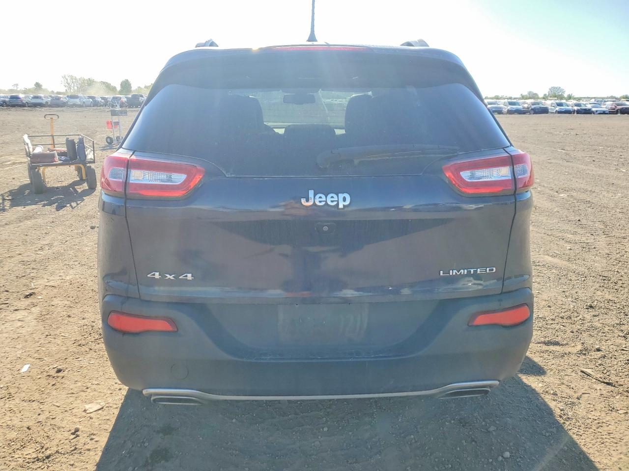 2015 Jeep Cherokee Limited Blue vin: 1C4PJMDS2FW685414