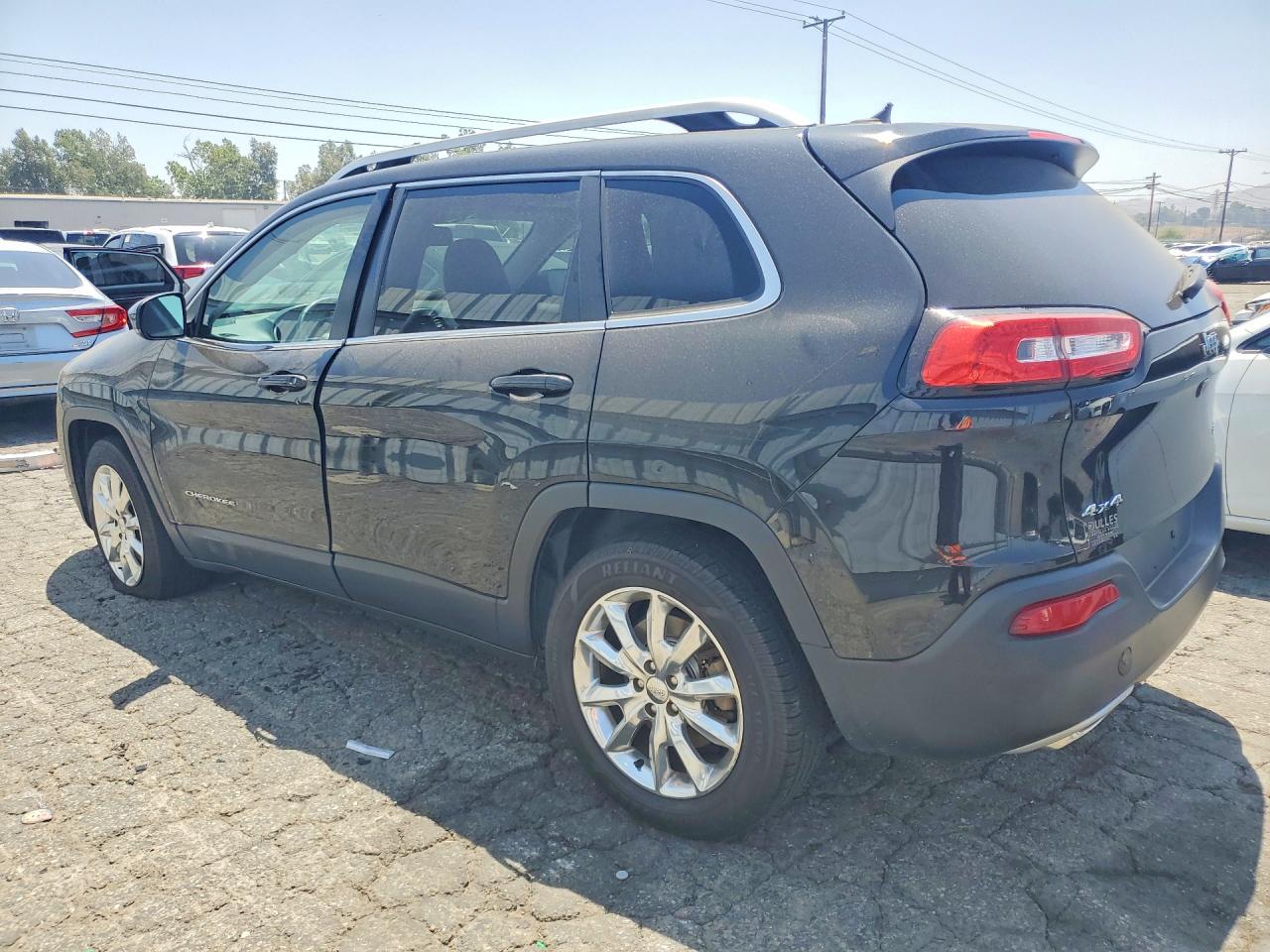 2015 Jeep Cherokee Limited Black vin: 1C4PJMDS2FW699099