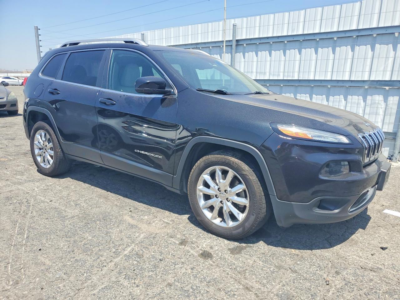 2015 Jeep Cherokee Limited Black vin: 1C4PJMDS2FW699099