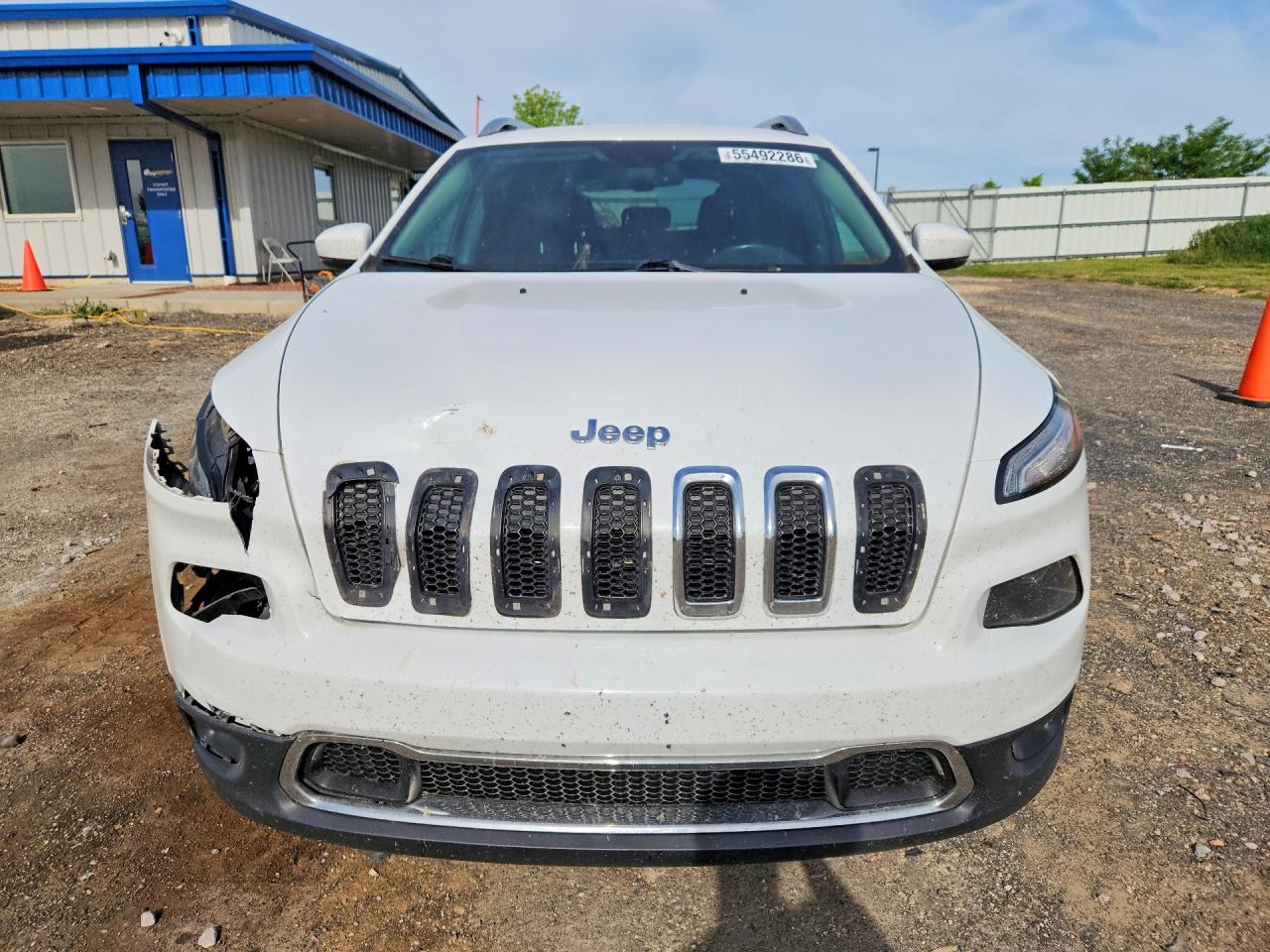 2015 Jeep Cherokee Limited White vin: 1C4PJMDS2FW729167