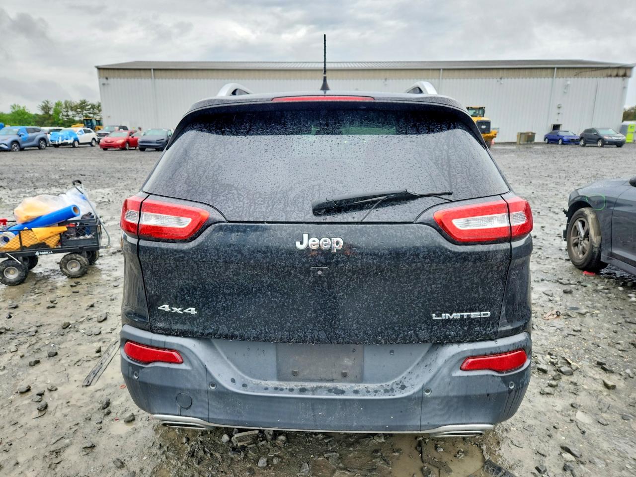 2016 Jeep Cherokee Limited Black vin: 1C4PJMDS2GW301035
