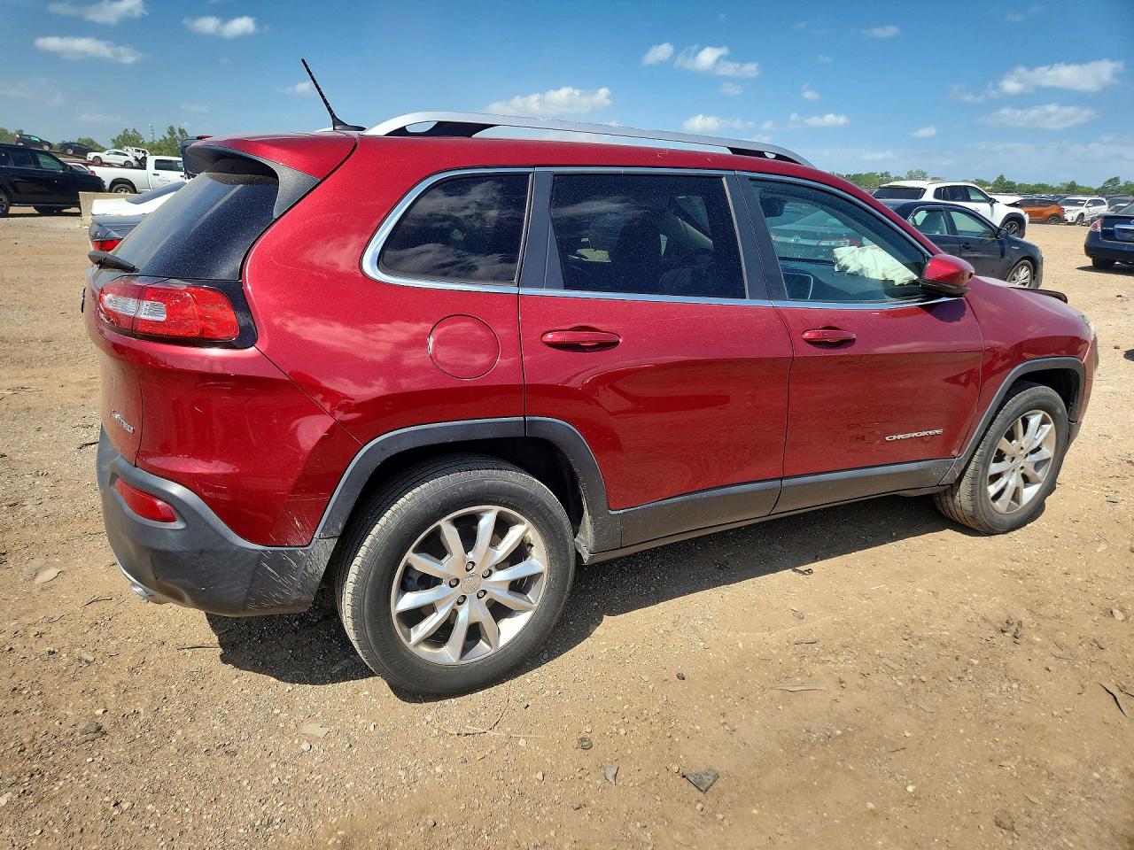 2014 Jeep Cherokee Limited Red vin: 1C4PJMDS3EW132060