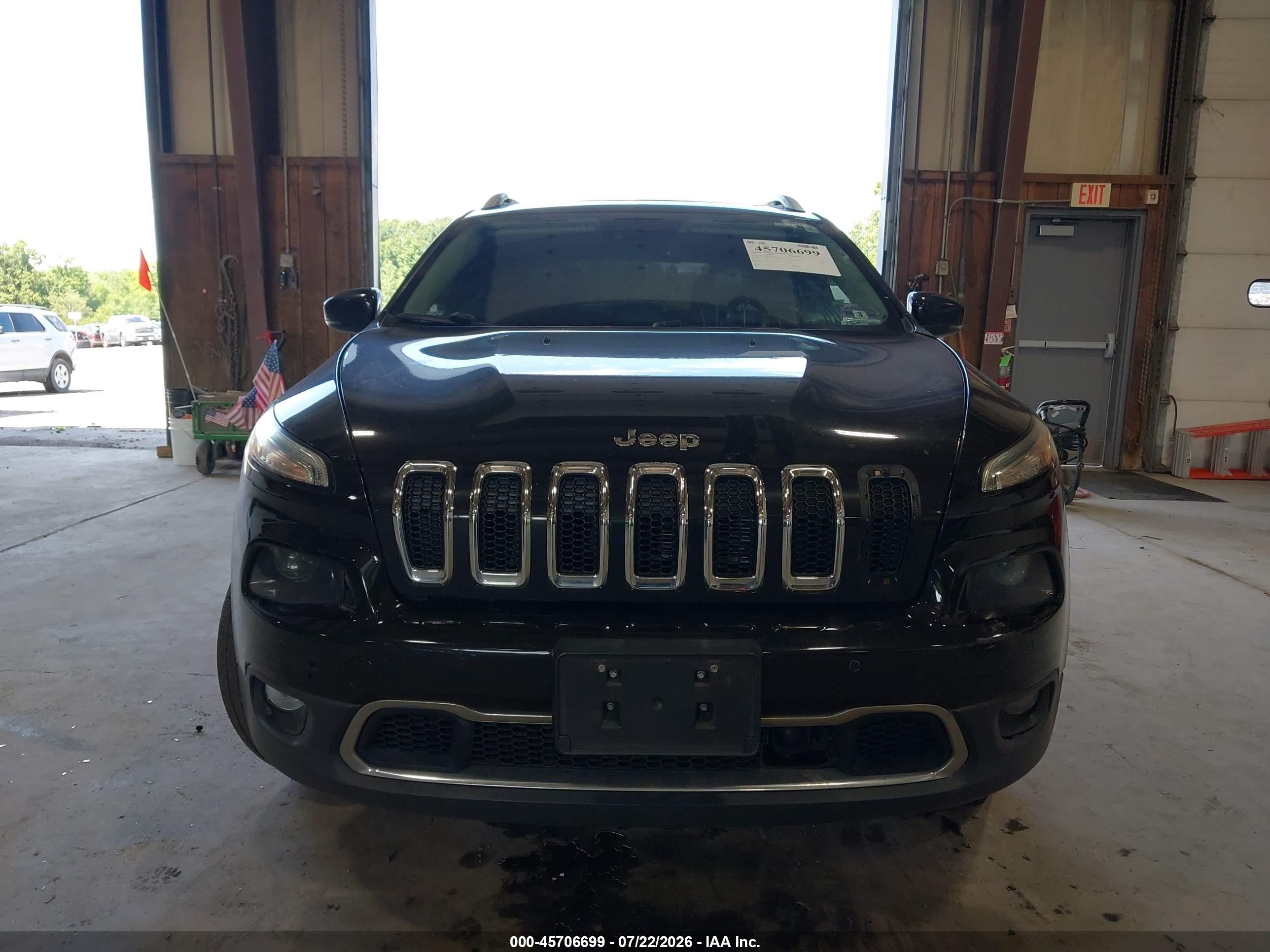 2014 Jeep Cherokee Limited Black vin: 1C4PJMDS3EW166029