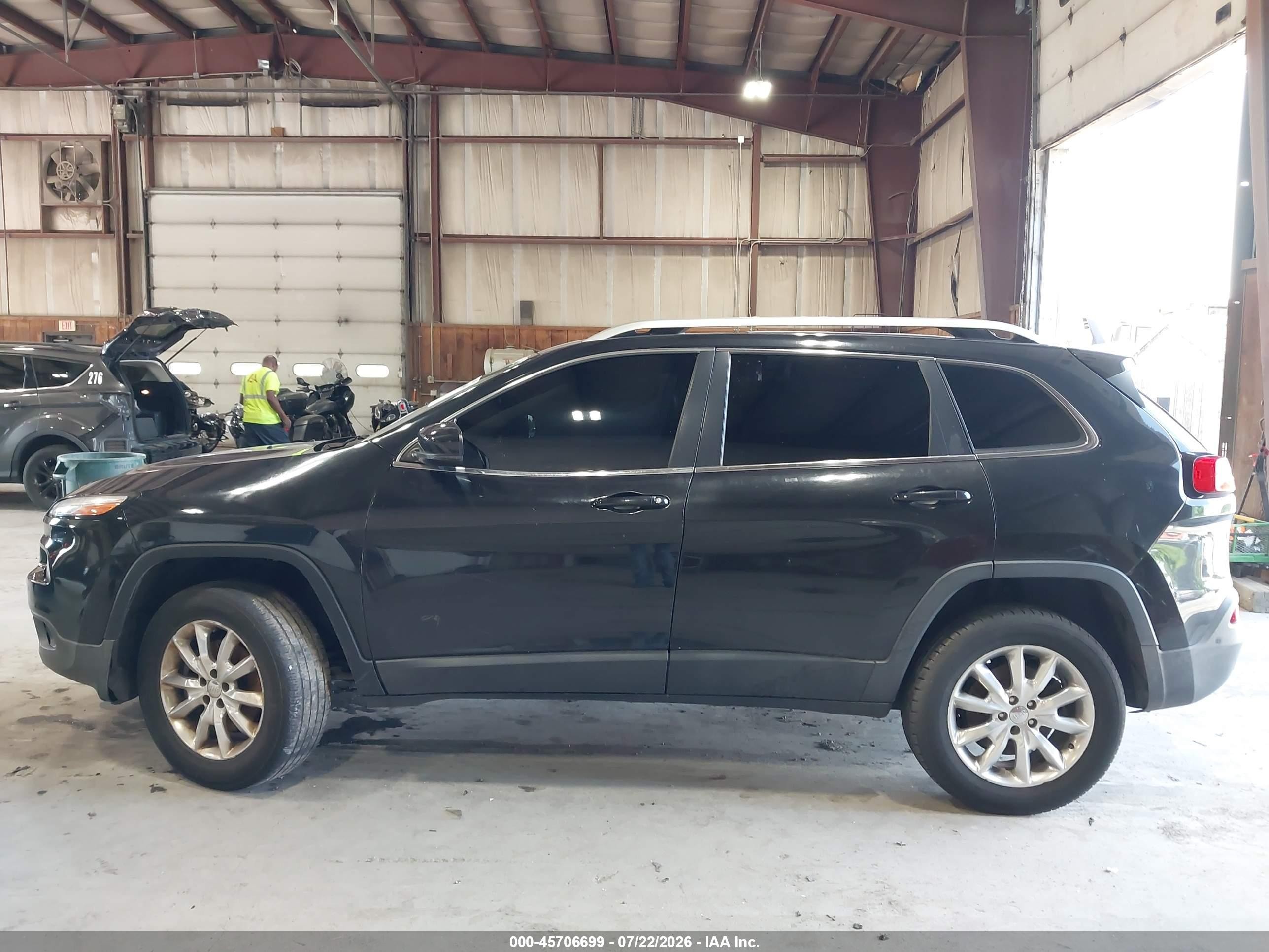2014 Jeep Cherokee Limited Black vin: 1C4PJMDS3EW166029