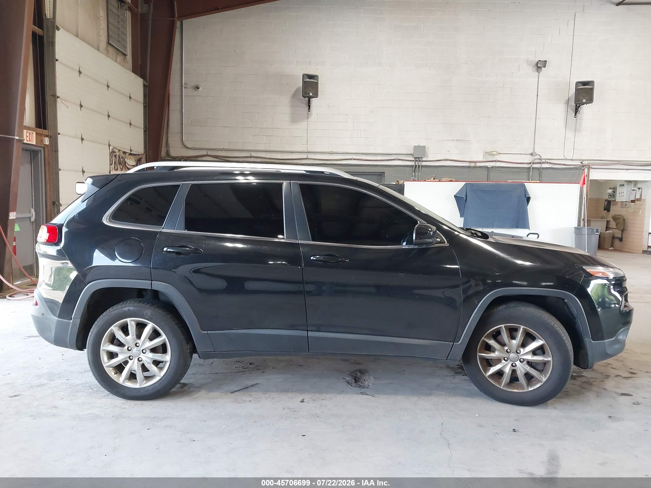 2014 Jeep Cherokee Limited Black vin: 1C4PJMDS3EW166029