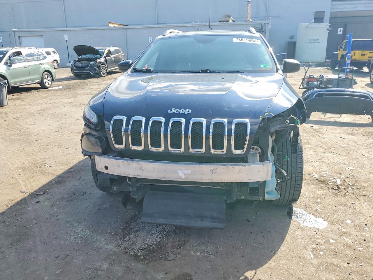 2014 Jeep Cherokee Limited Blue vin: 1C4PJMDS3EW170999