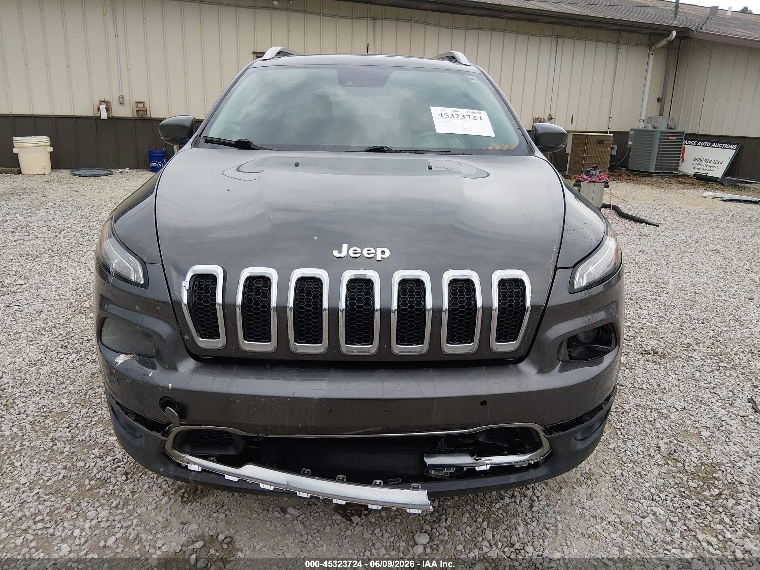 2014 Jeep Cherokee Limited Green vin: 1C4PJMDS3EW174535