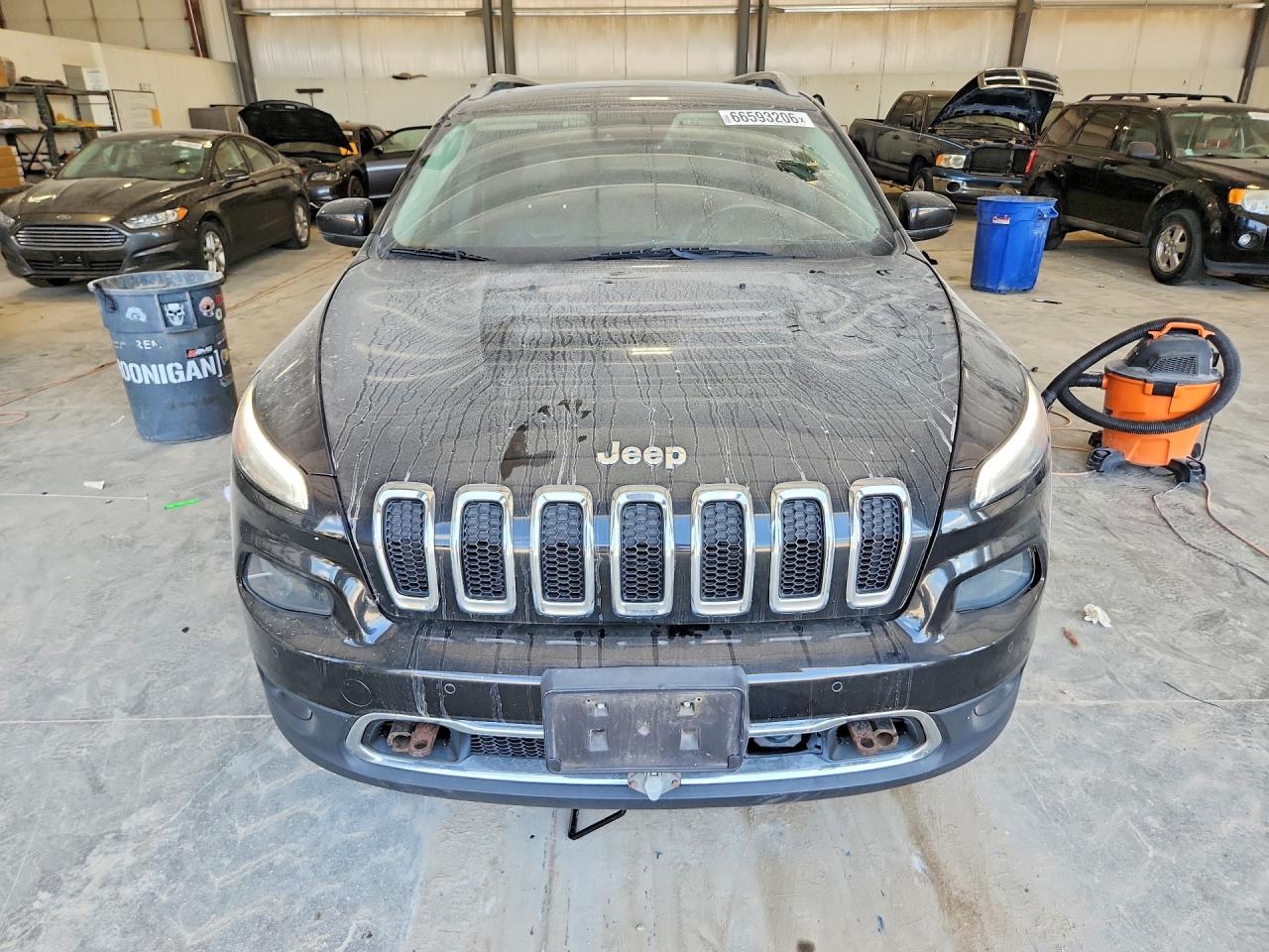 2014 Jeep Cherokee Limited Black vin: 1C4PJMDS3EW190427