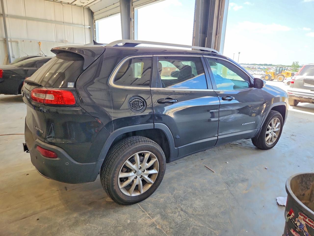 2014 Jeep Cherokee Limited Black vin: 1C4PJMDS3EW190427