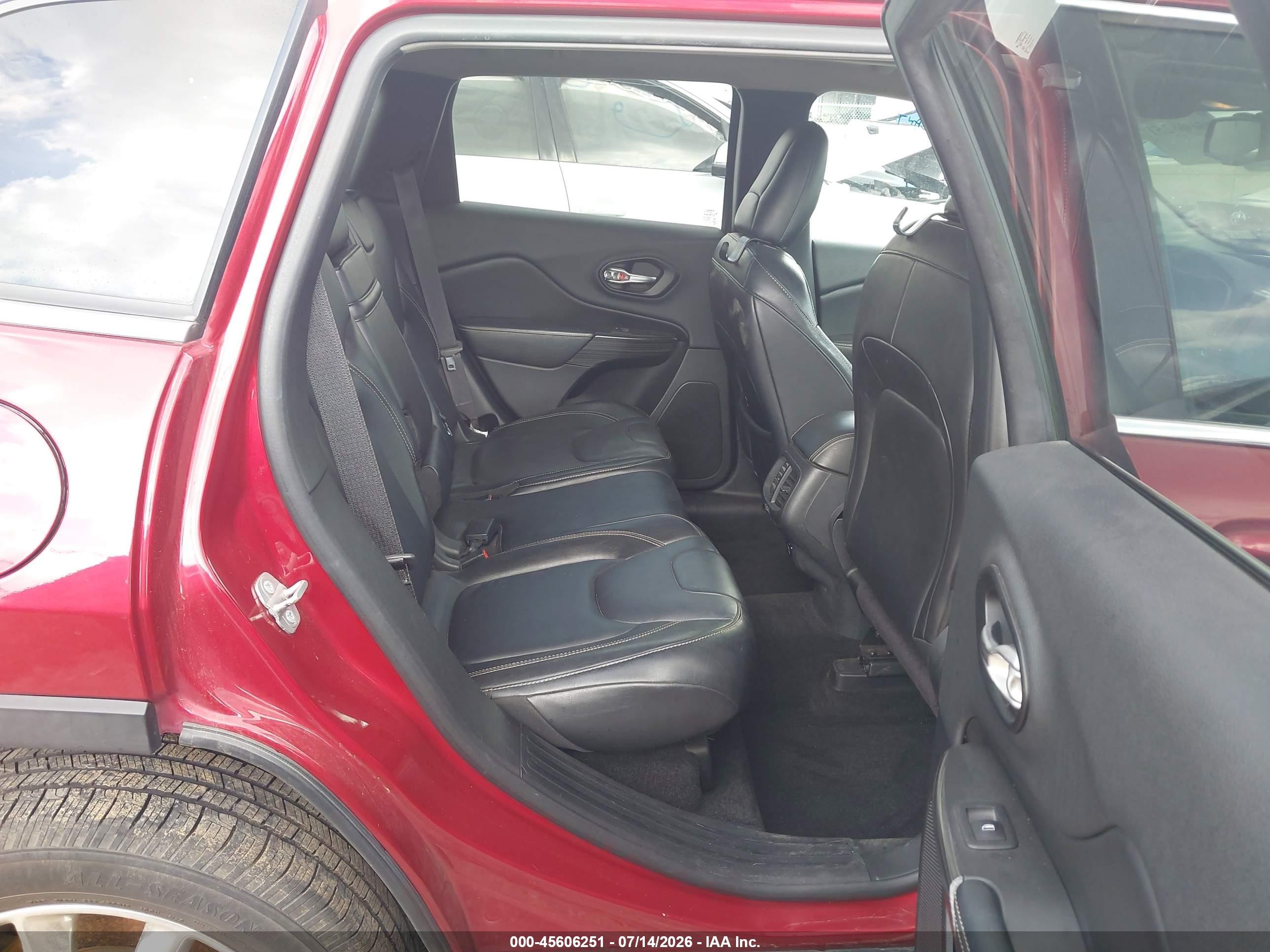2014 Jeep Cherokee Limited Red vin: 1C4PJMDS3EW215505