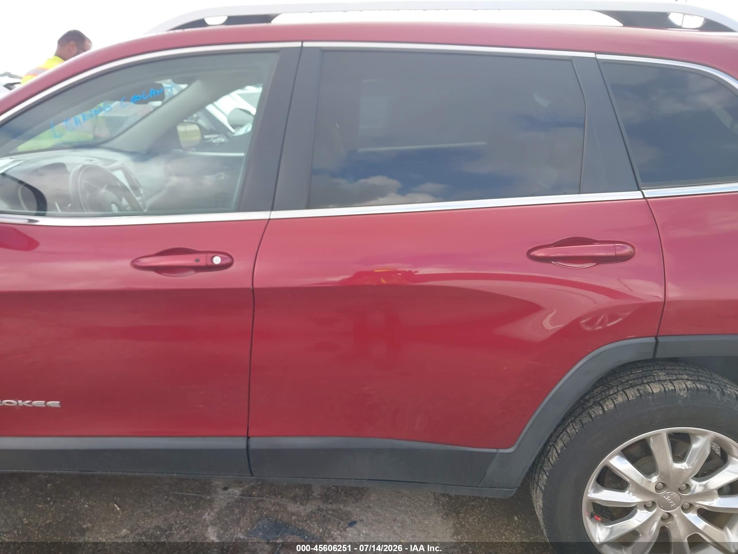 2014 Jeep Cherokee Limited Red vin: 1C4PJMDS3EW215505