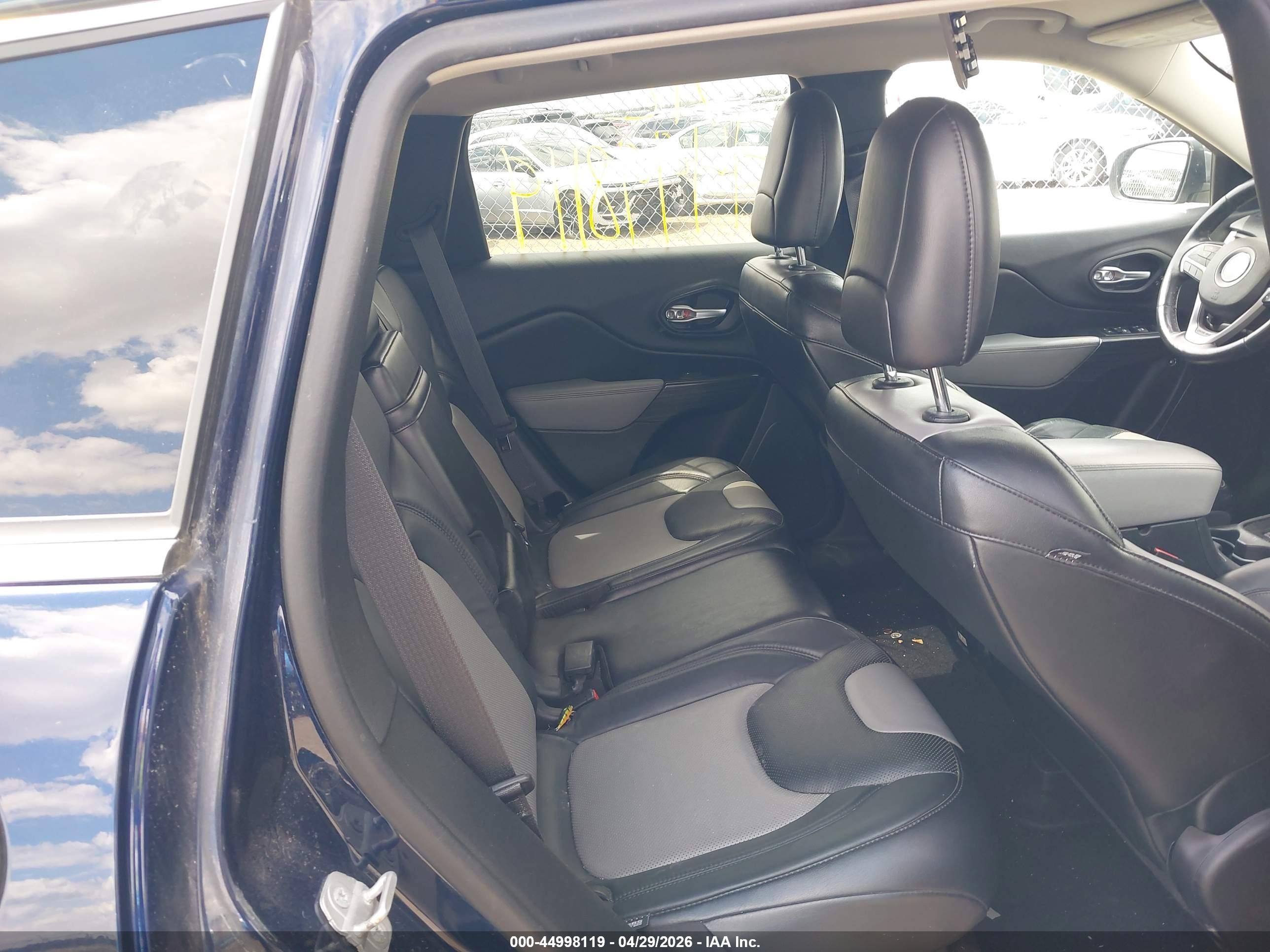 2014 Jeep Cherokee Limited Синий vin: 1C4PJMDS3EW227993