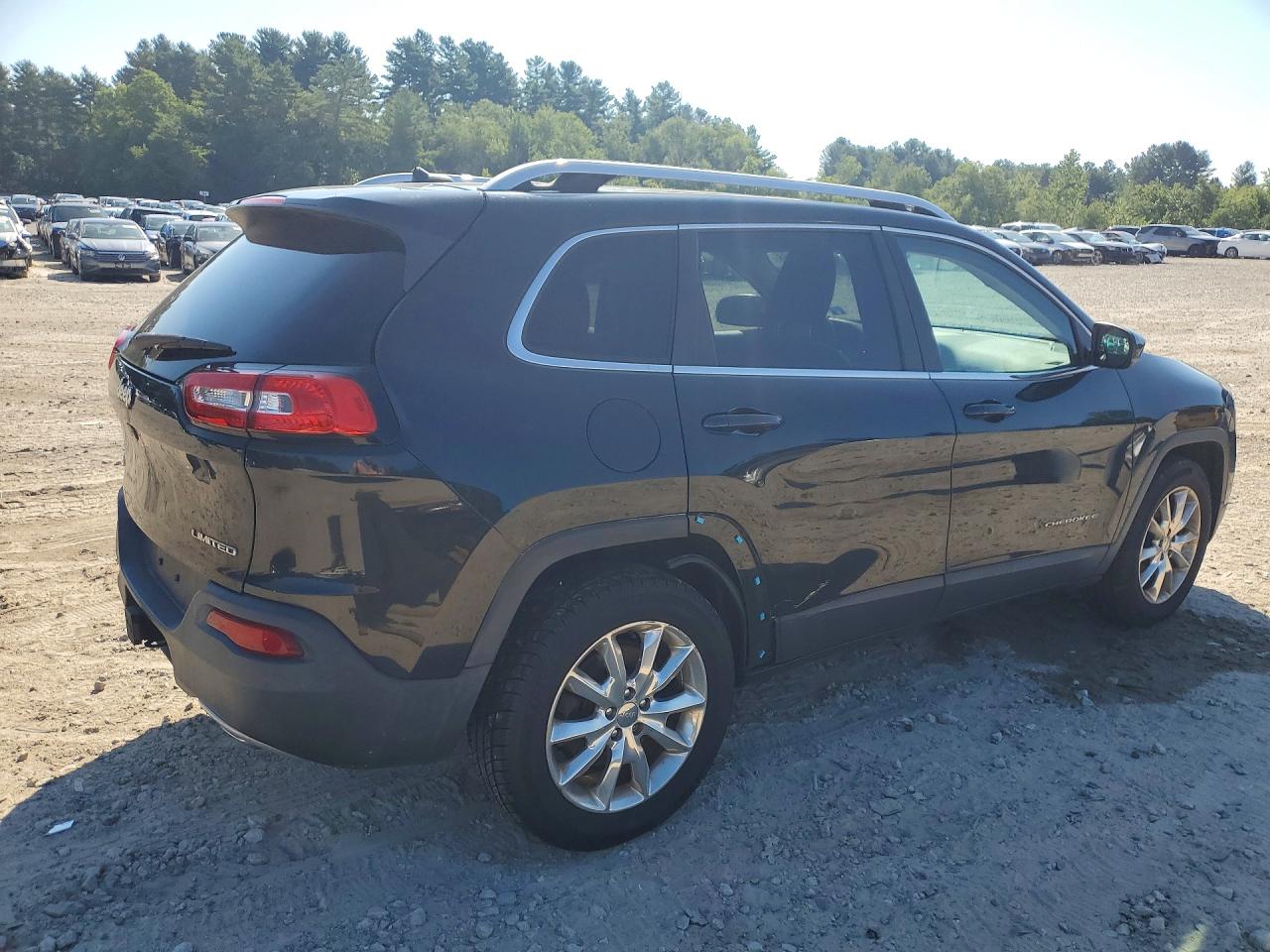 2014 Jeep Cherokee Limited Black vin: 1C4PJMDS3EW254689