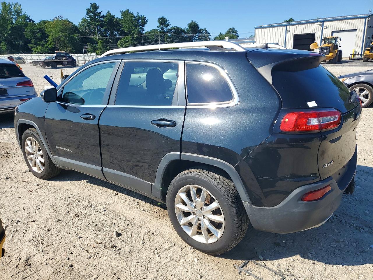 2014 Jeep Cherokee Limited Black vin: 1C4PJMDS3EW254689