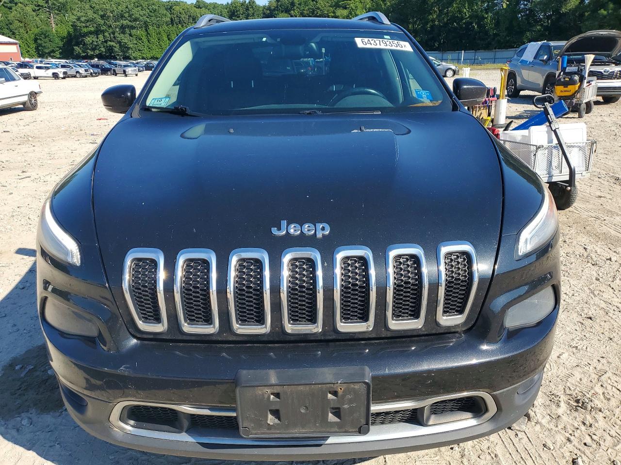2014 Jeep Cherokee Limited Black vin: 1C4PJMDS3EW254689