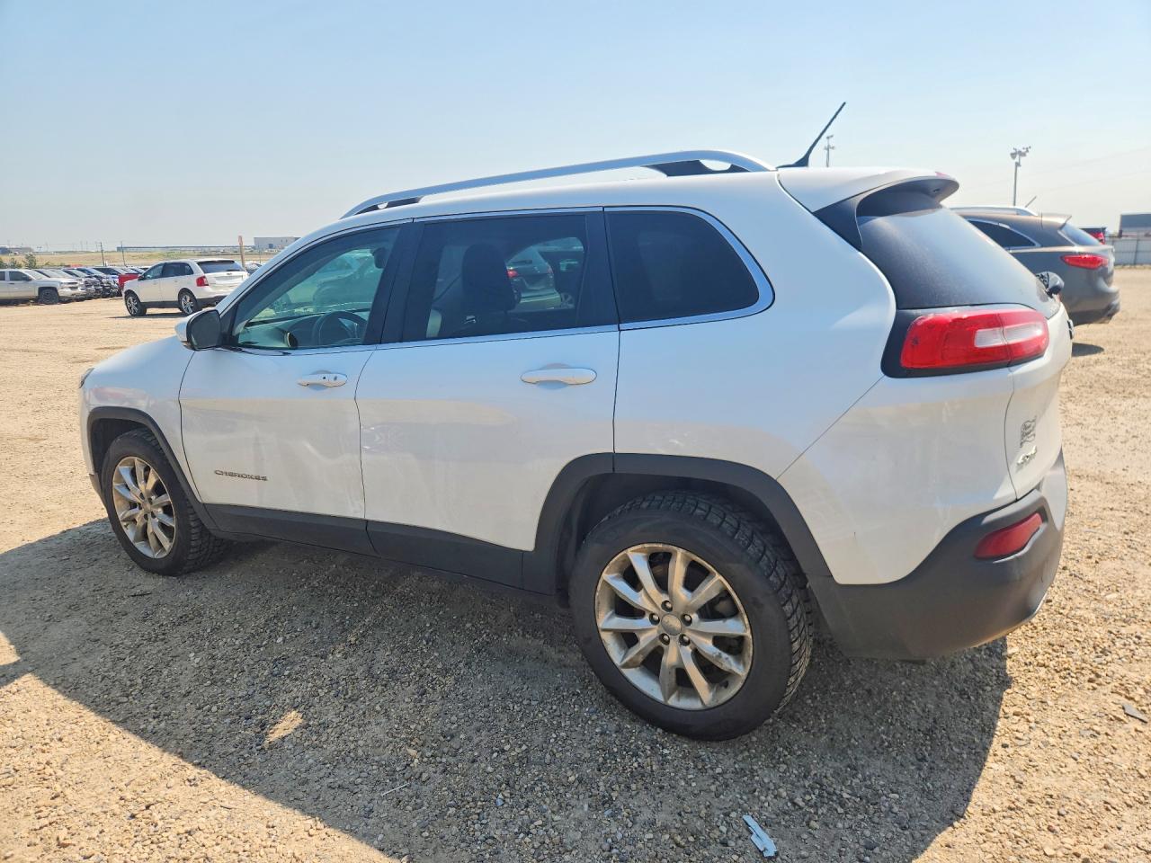 2014 Jeep Cherokee Limited White vin: 1C4PJMDS3EW262632