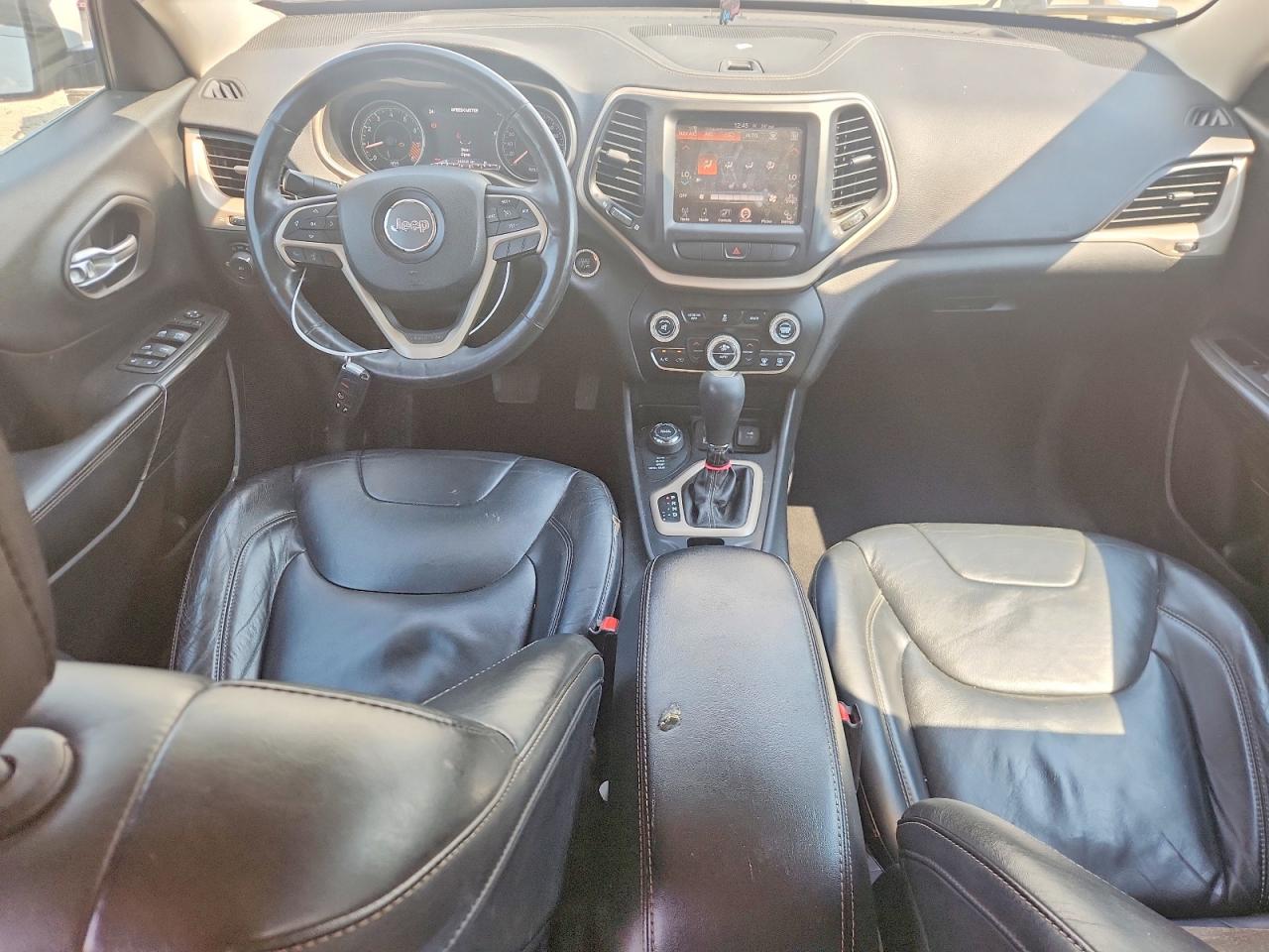 2014 Jeep Cherokee Limited White vin: 1C4PJMDS3EW262632