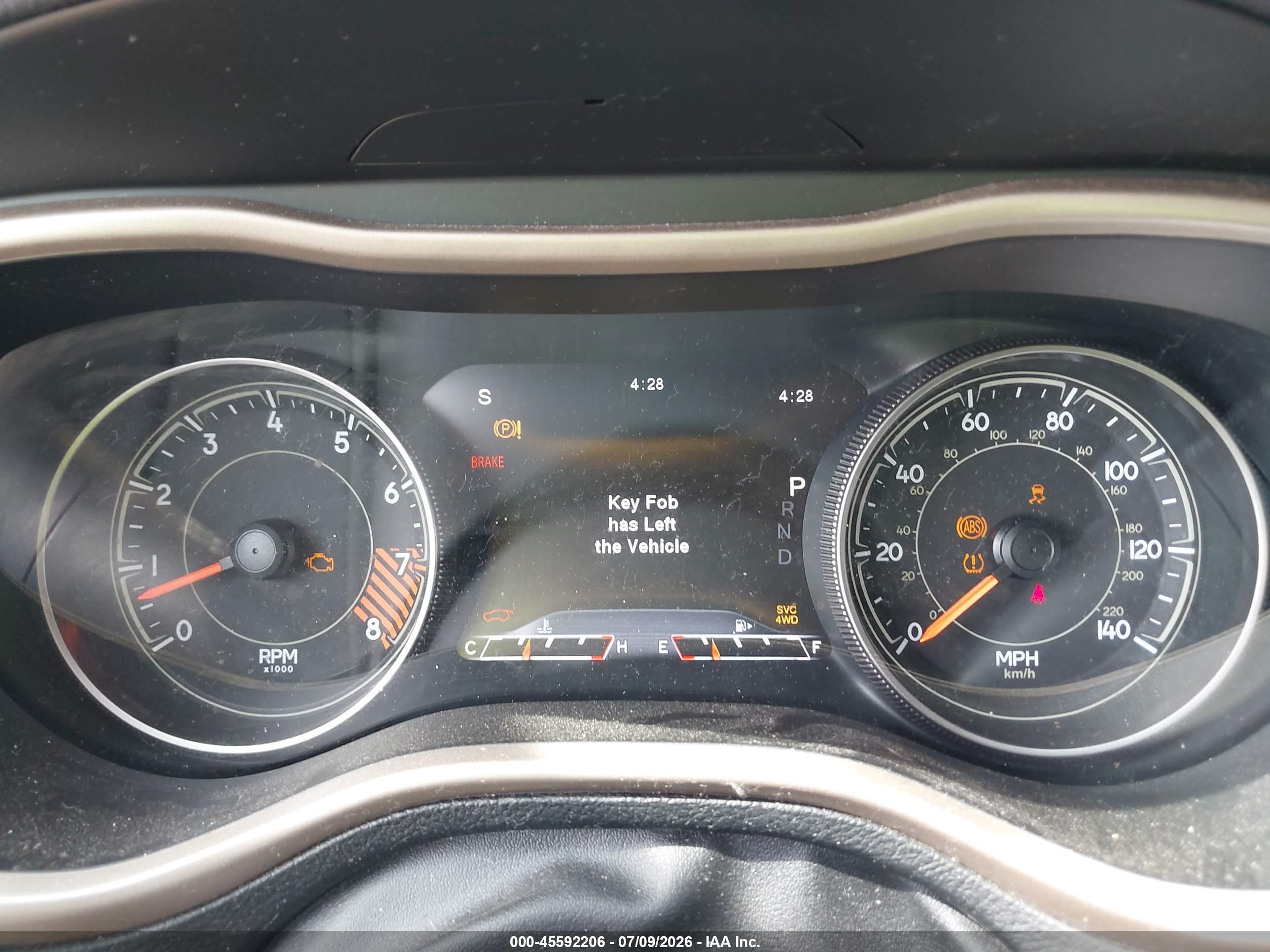 2015 Jeep Cherokee Limited Серый vin: 1C4PJMDS3FW511285