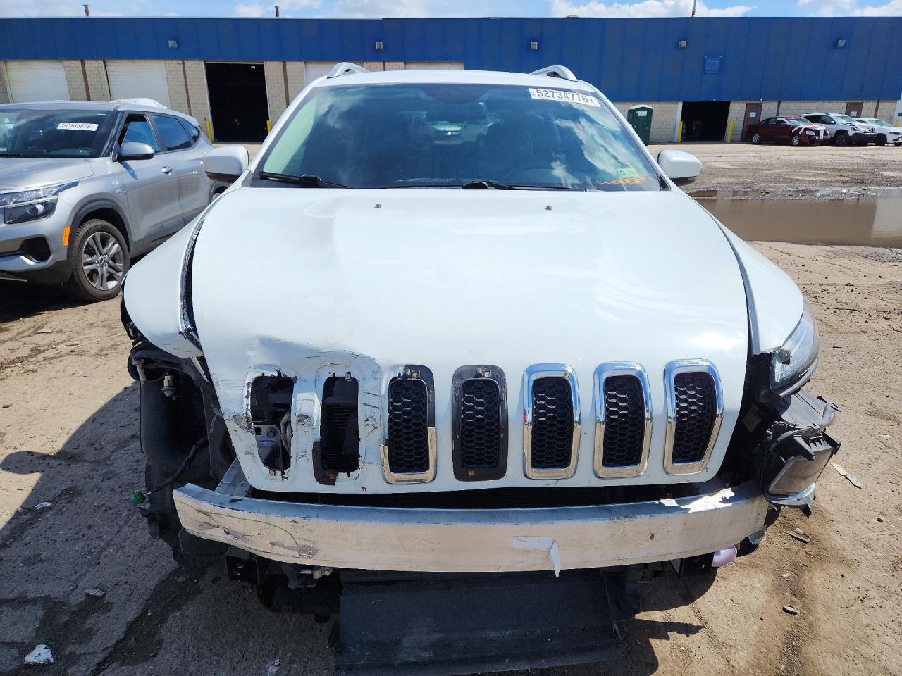 2015 Jeep Cherokee Limited White vin: 1C4PJMDS3FW512467