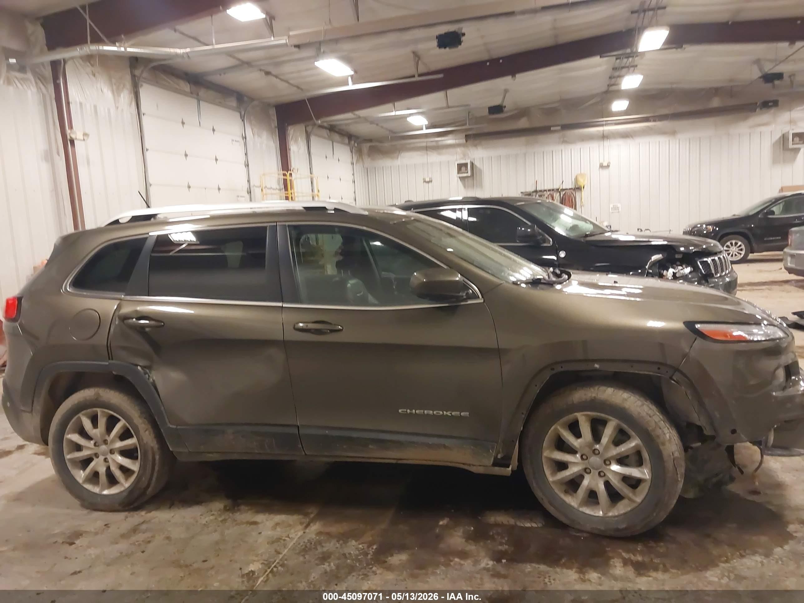 2015 Jeep Cherokee Limited Green vin: 1C4PJMDS3FW524389
