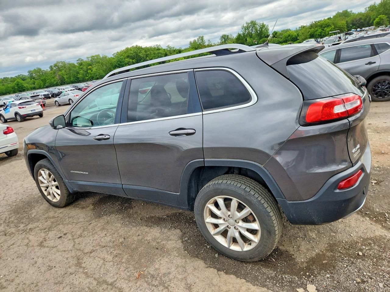 2015 Jeep Cherokee Limited Gray vin: 1C4PJMDS3FW631006