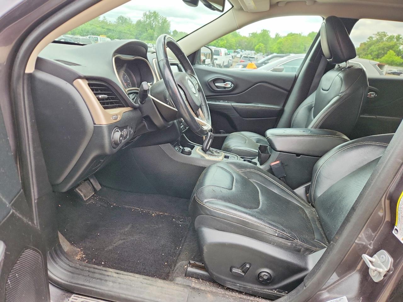2015 Jeep Cherokee Limited Gray vin: 1C4PJMDS3FW631006