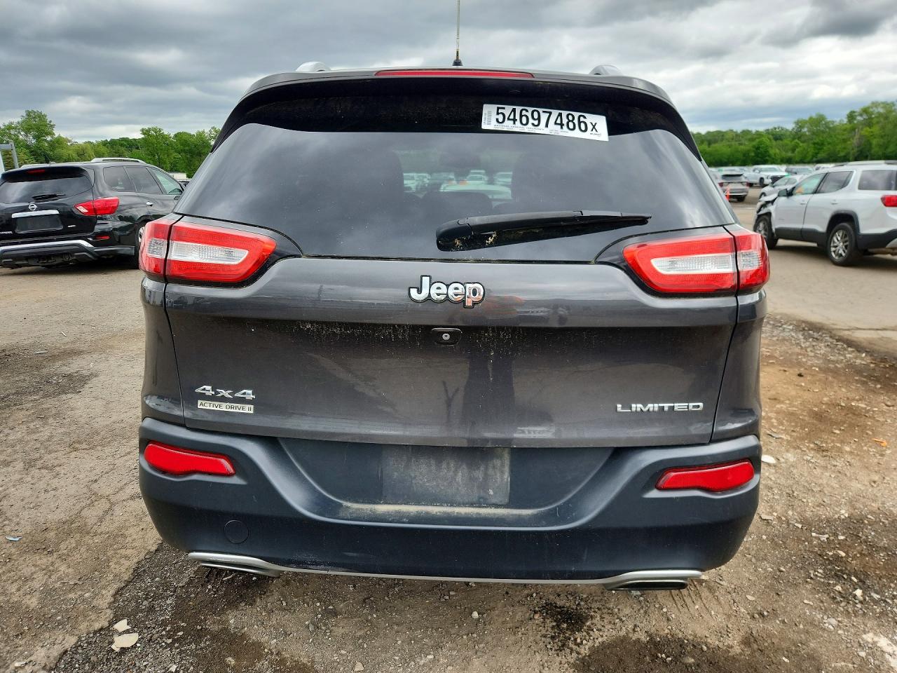 2015 Jeep Cherokee Limited Gray vin: 1C4PJMDS3FW631006