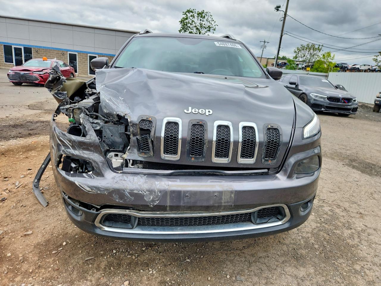 2015 Jeep Cherokee Limited Gray vin: 1C4PJMDS3FW631006