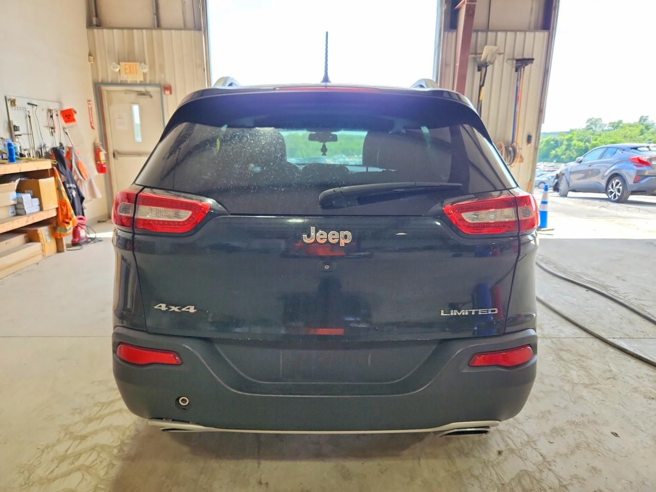 2015 Jeep Cherokee Limited Black vin: 1C4PJMDS3FW676222