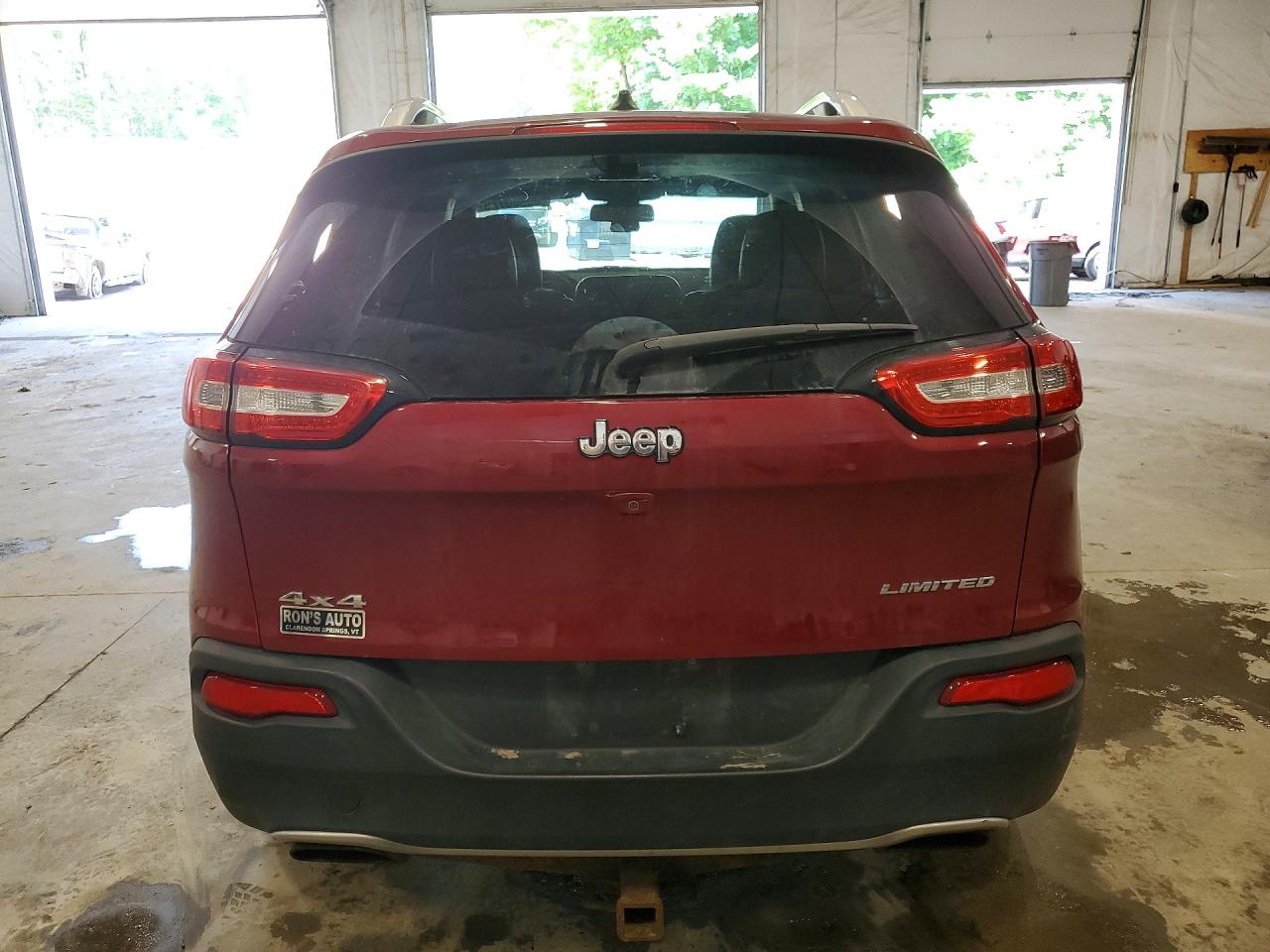 2015 Jeep Cherokee Limited Красный vin: 1C4PJMDS3FW710997