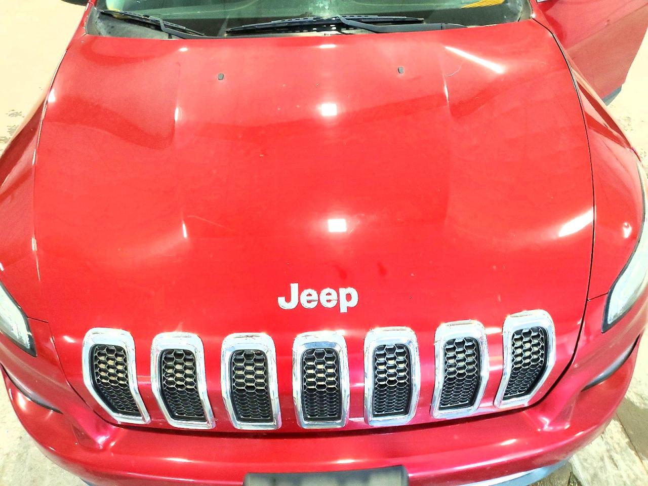 2015 Jeep Cherokee Limited Красный vin: 1C4PJMDS3FW710997