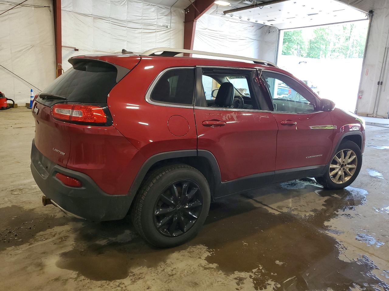 2015 Jeep Cherokee Limited Красный vin: 1C4PJMDS3FW710997