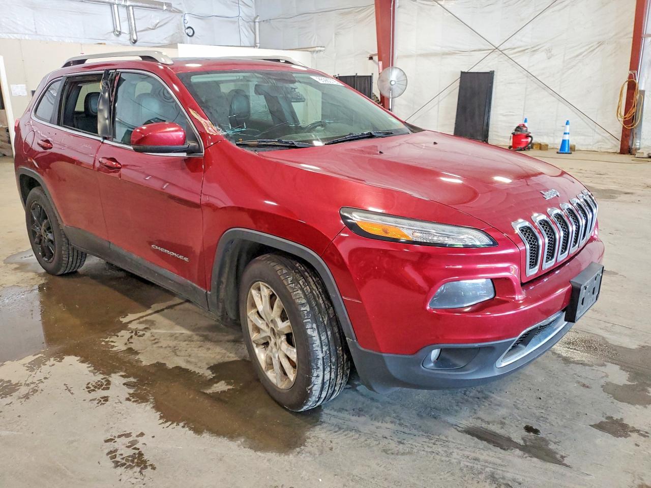 2015 Jeep Cherokee Limited Красный vin: 1C4PJMDS3FW710997