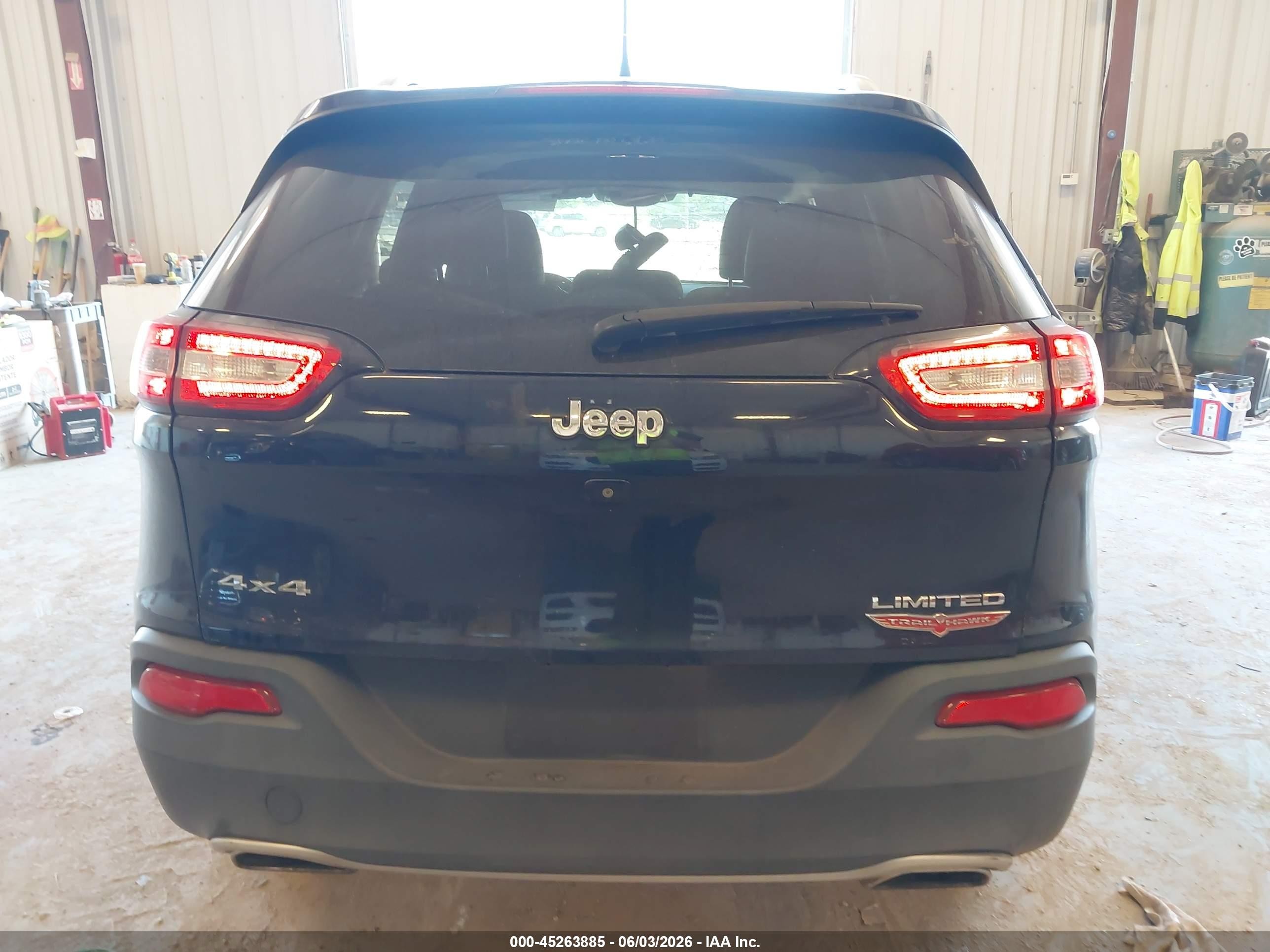 2015 Jeep Cherokee Limited Blue vin: 1C4PJMDS3FW718856