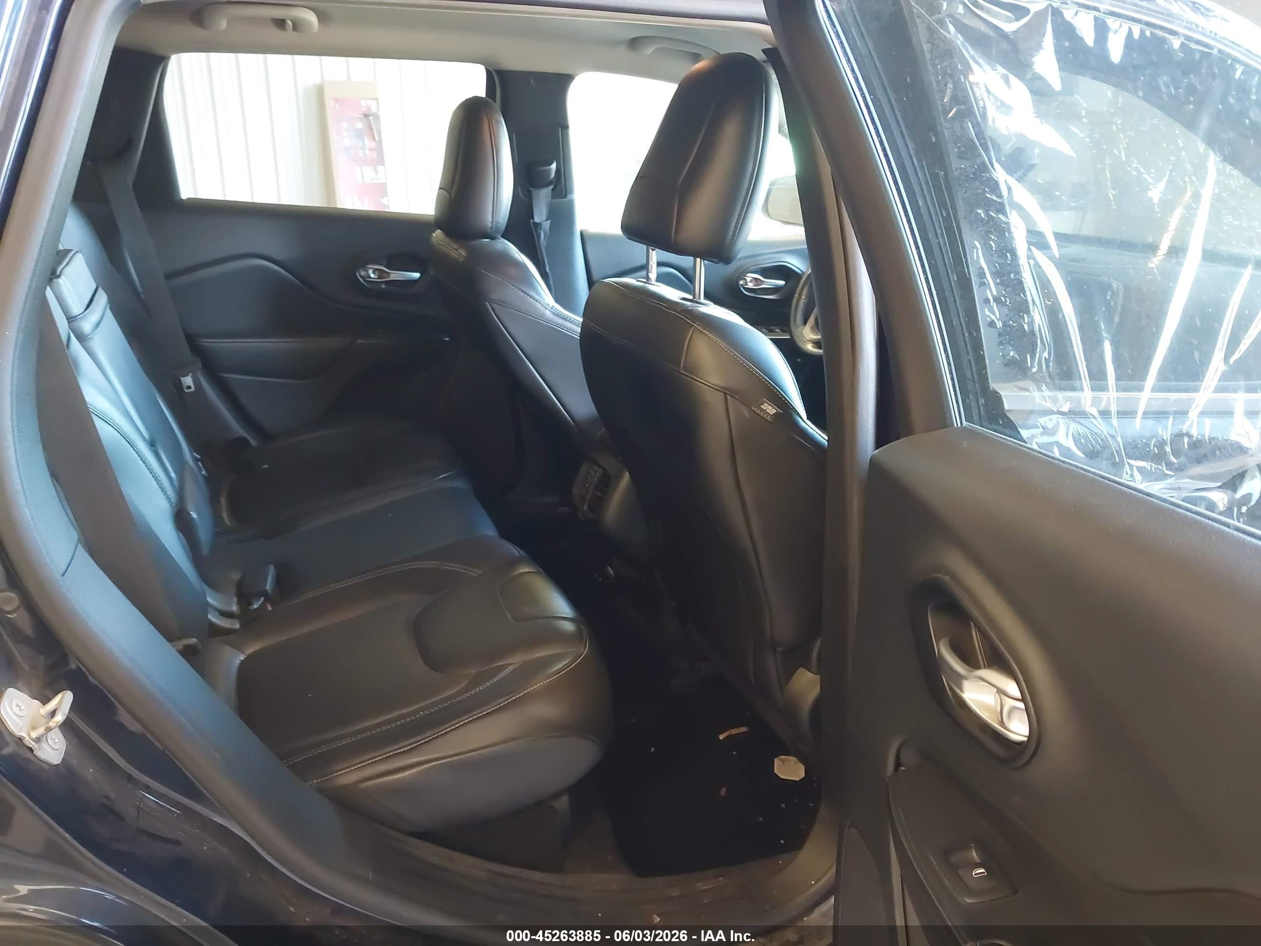 2015 Jeep Cherokee Limited Blue vin: 1C4PJMDS3FW718856