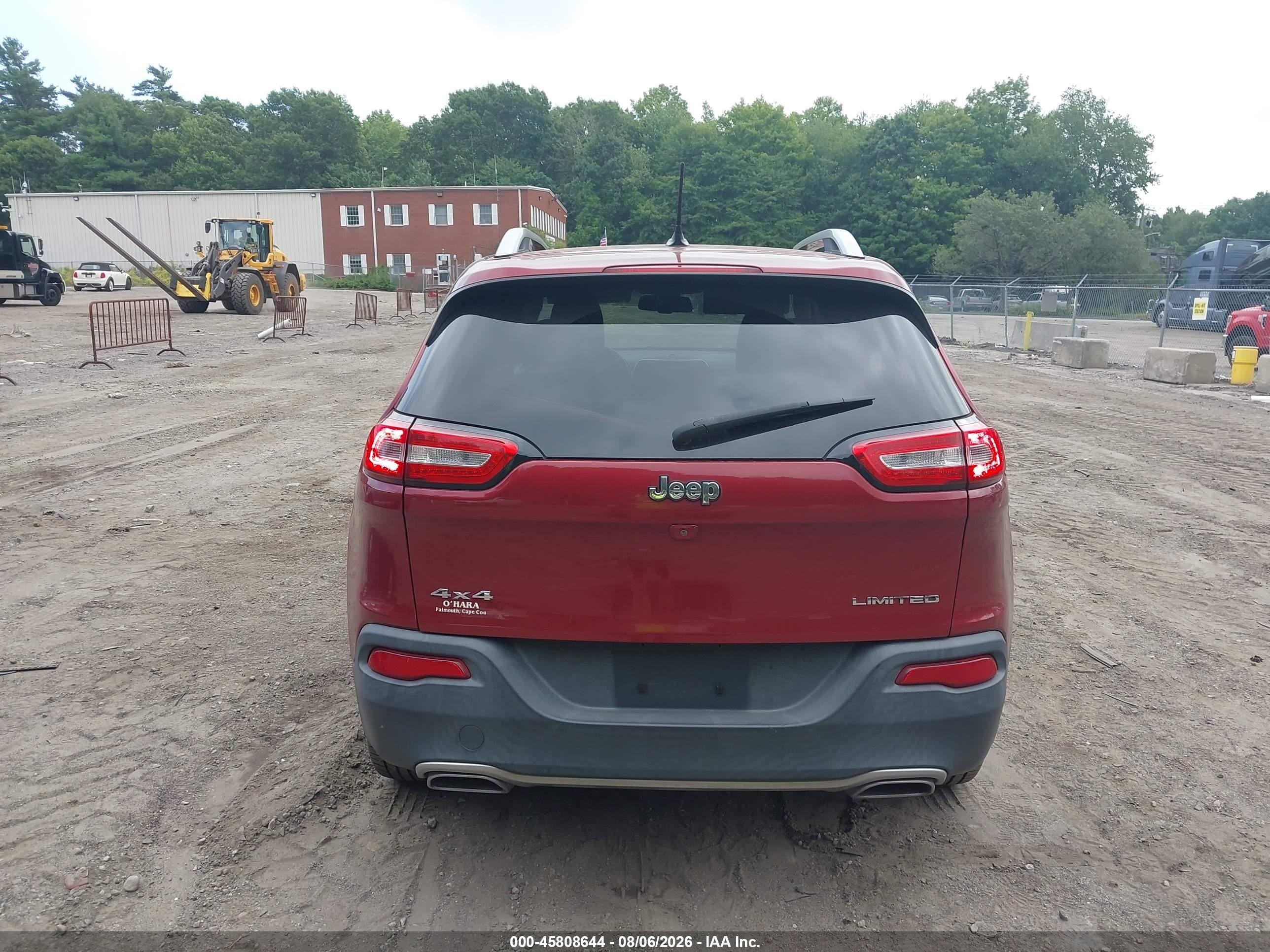 2015 Jeep Cherokee Limited Red vin: 1C4PJMDS3FW735396