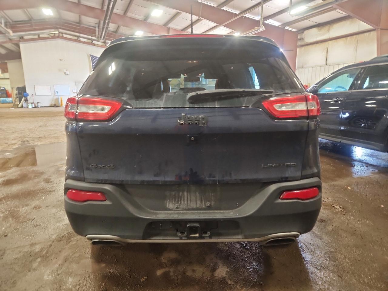 2015 Jeep Cherokee Limited Синий vin: 1C4PJMDS3FW741134