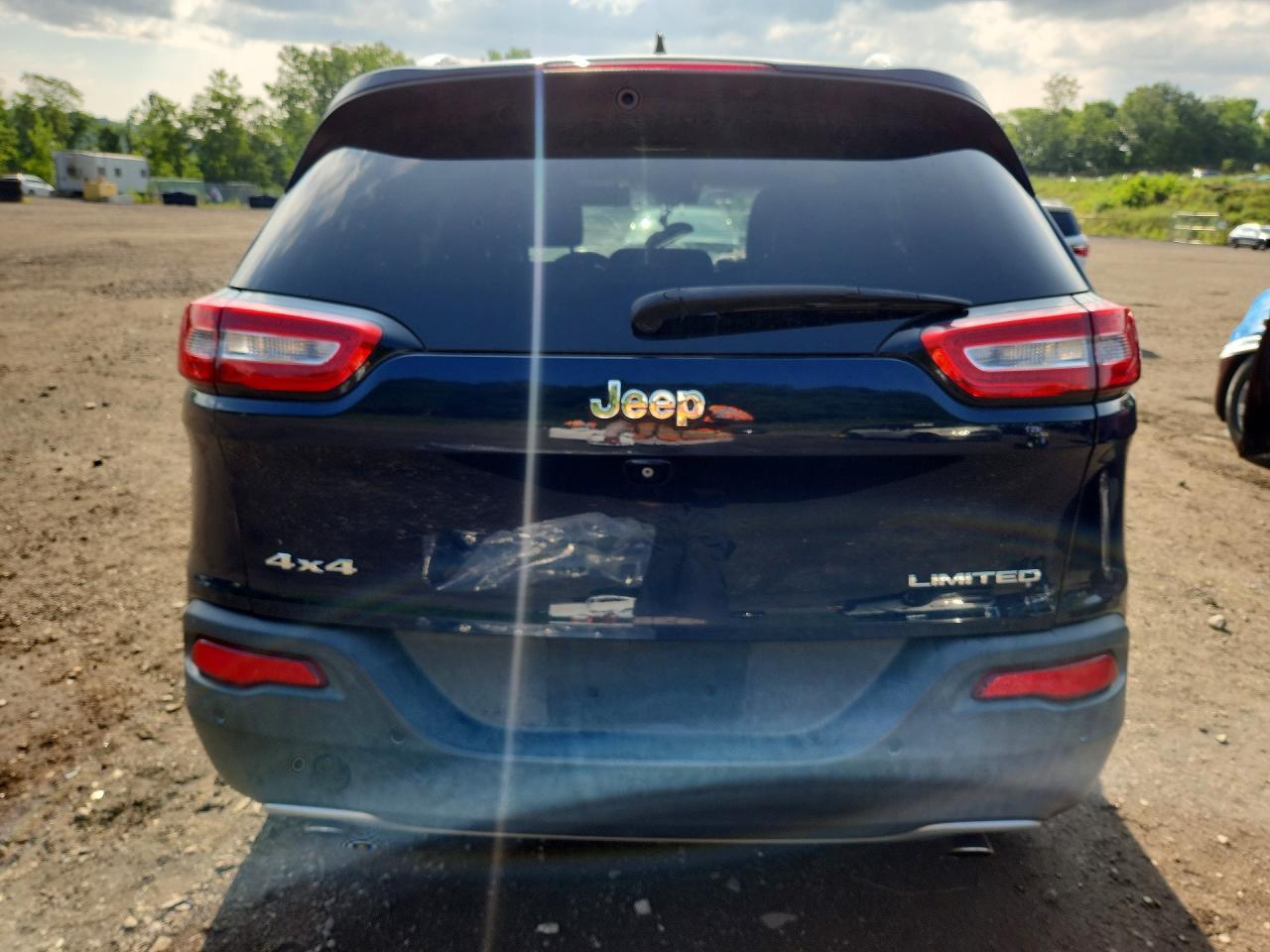 2014 Jeep Cherokee Limited Blue vin: 1C4PJMDS4EW178402