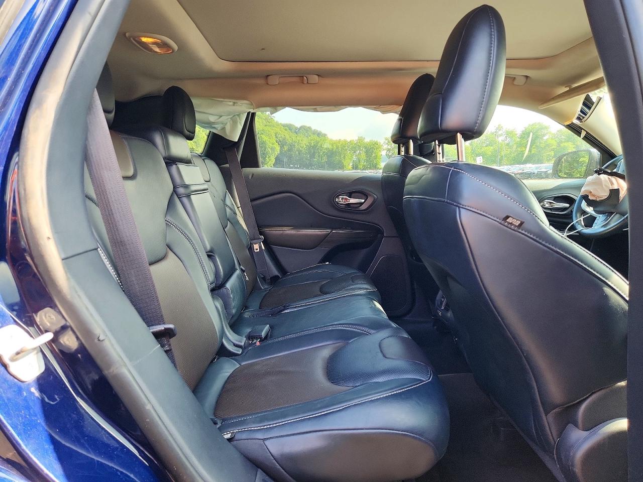 2014 Jeep Cherokee Limited Blue vin: 1C4PJMDS4EW178402