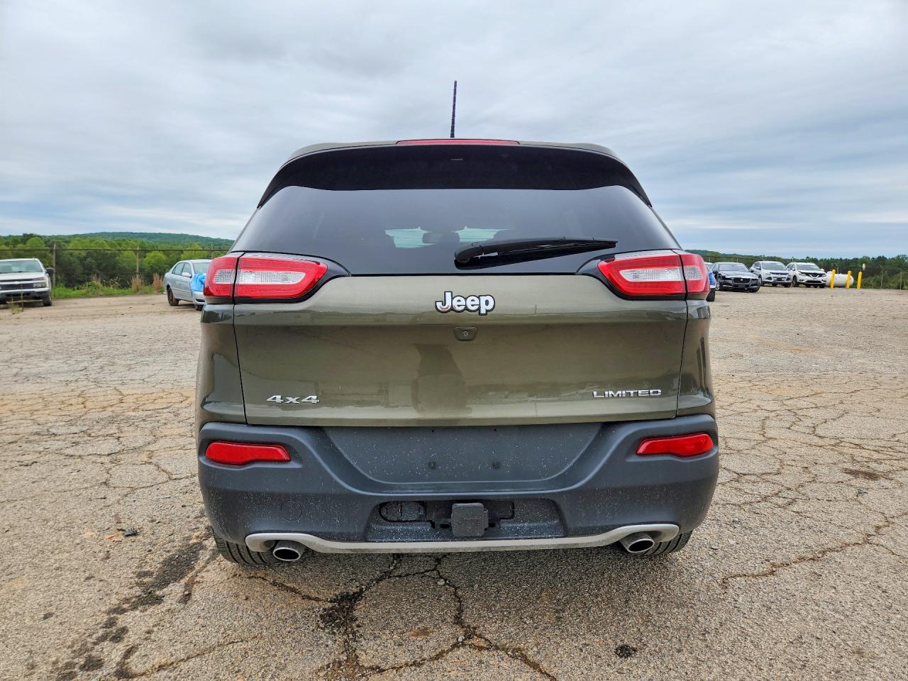 2014 Jeep Cherokee Limited Зеленый vin: 1C4PJMDS4EW236752