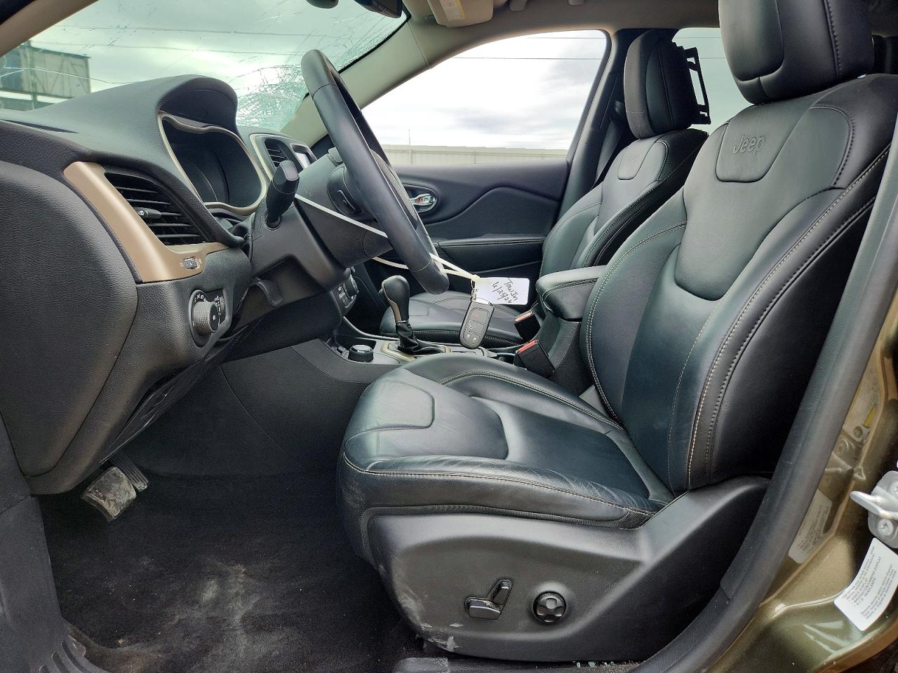 2014 Jeep Cherokee Limited Зеленый vin: 1C4PJMDS4EW236752