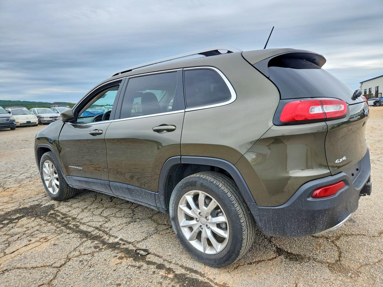 2014 Jeep Cherokee Limited Зеленый vin: 1C4PJMDS4EW236752