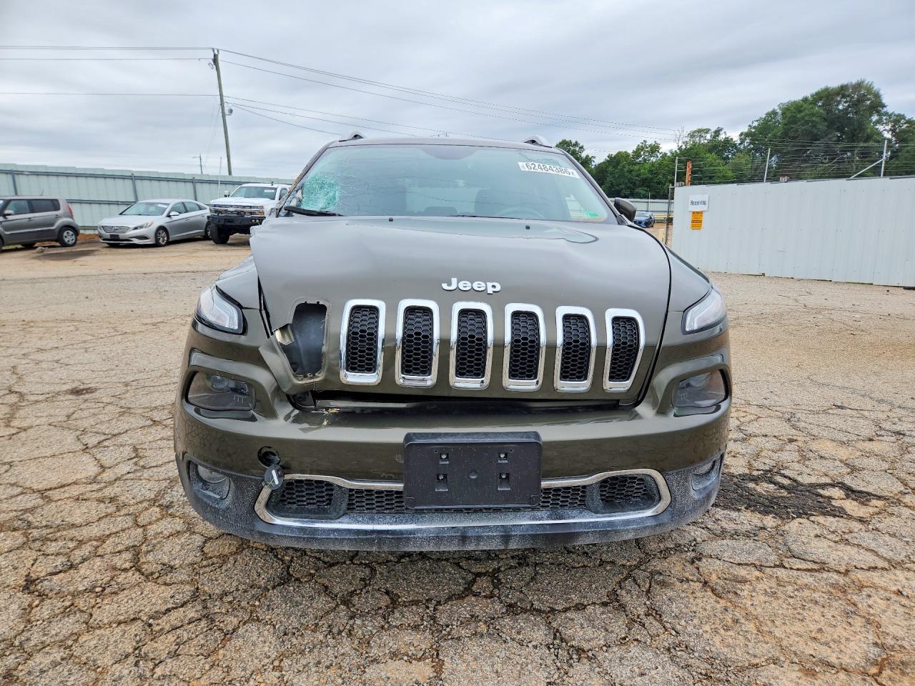 2014 Jeep Cherokee Limited Зеленый vin: 1C4PJMDS4EW236752