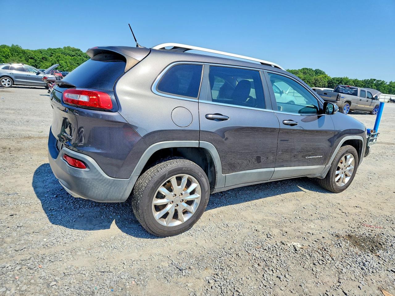 2015 Jeep Cherokee Limited Charcoal vin: 1C4PJMDS4FW556574