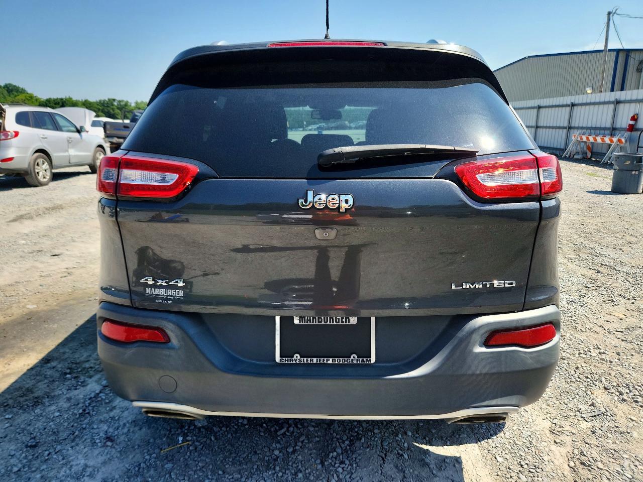 2015 Jeep Cherokee Limited Charcoal vin: 1C4PJMDS4FW556574