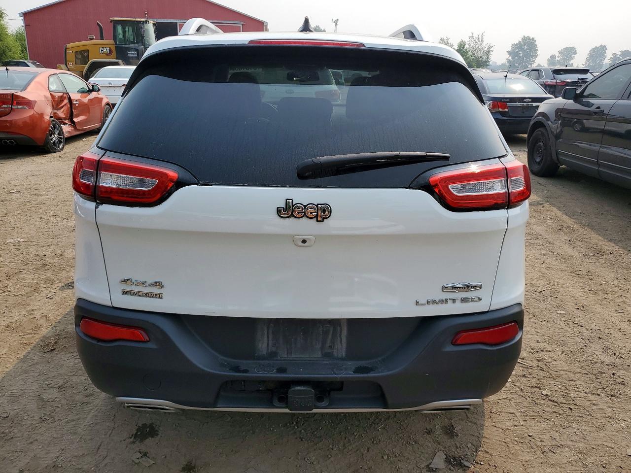 2015 Jeep Cherokee Limited Белый vin: 1C4PJMDS4FW563184