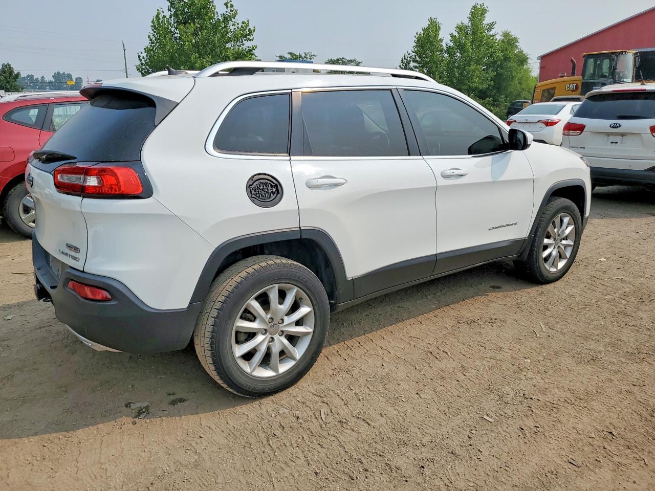 2015 Jeep Cherokee Limited Белый vin: 1C4PJMDS4FW563184