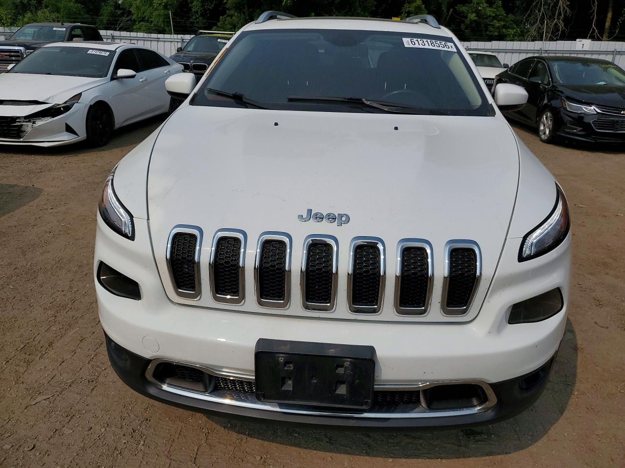 2015 Jeep Cherokee Limited Белый vin: 1C4PJMDS4FW563184