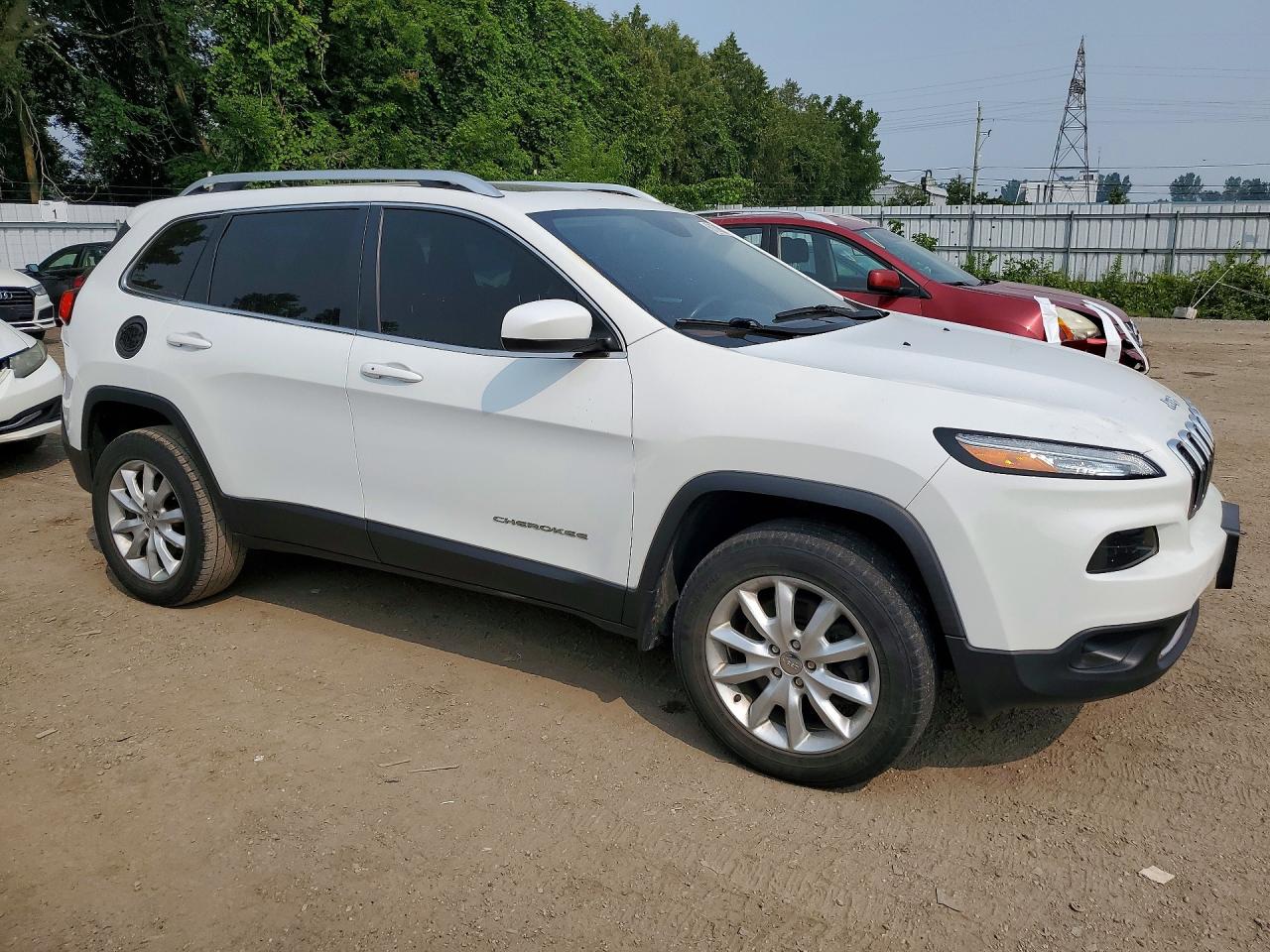 2015 Jeep Cherokee Limited Белый vin: 1C4PJMDS4FW563184
