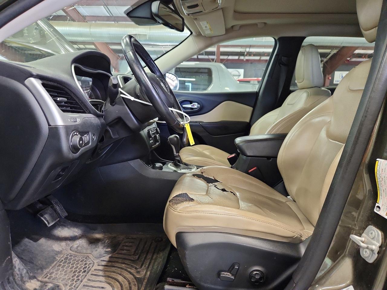 2015 Jeep Cherokee Limited Зеленый vin: 1C4PJMDS4FW567669